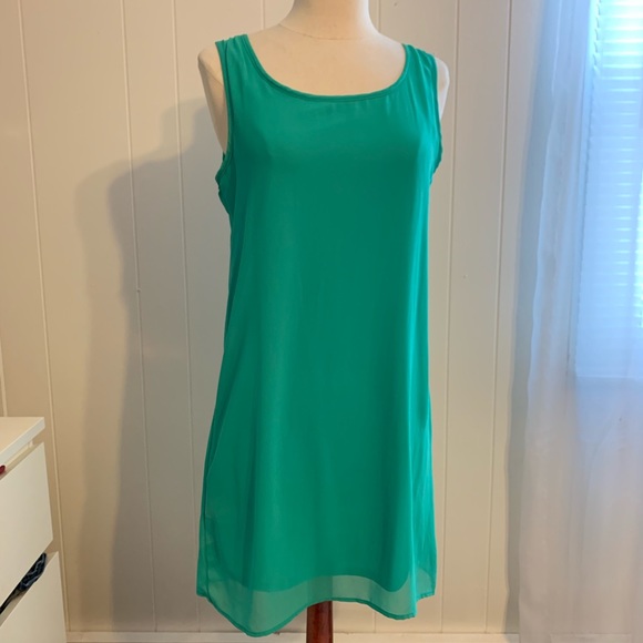 Green bow back shift dress - Picture 2 of 2